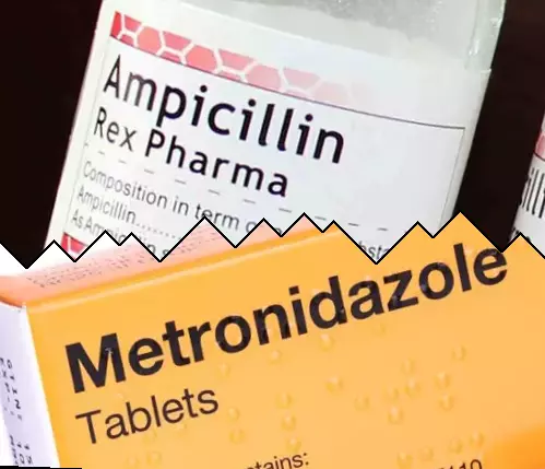 Ampicillin vs Metronidazol